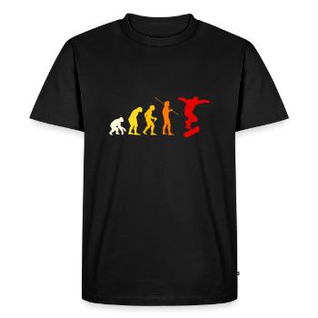 Skateboard Fashion Skater Gift Teenager Kids Outfi - Men's Premium Organic T-Shirt - black - Front - Nico (187cm)