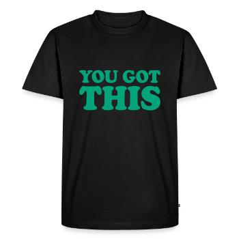 Test de motivation - Pour les enseignants, vous avez ceci - T-shirt Premium bio Homme - noir - Devant - Nico (187cm)