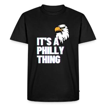 IT’S A PHILLY THING - C’est un fan de Philadelphie - T-shirt Premium bio Homme - noir - Devant - Nico (187cm)