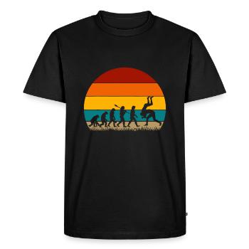 Retro Evolution Wrestling - T-shirt Premium bio Homme - noir - Devant - Nico (187cm)