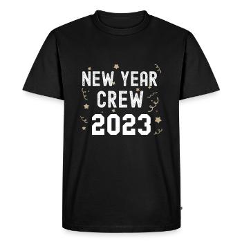 New Year Crew 2023 Funny Matching Party Pajama - T-shirt Premium bio Homme - noir - Devant - Nico (187cm)