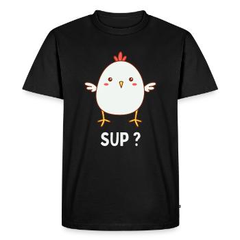 Funny Chicks Costume For Boys And Girls - Men's Premium Organic T-Shirt - black - Front - Nico (187cm)