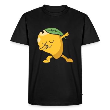 Mangue Dabbing Mangue Fruit Love Mangues - T-shirt Premium bio Homme - noir - Devant - Nico (187cm)