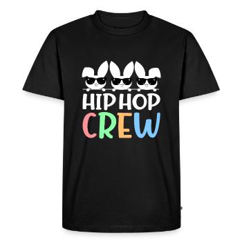 Hip Hop Crew Saying Easter Bunny Sunglasses - Men's Premium Organic T-Shirt - black - Front - Nico (187cm)