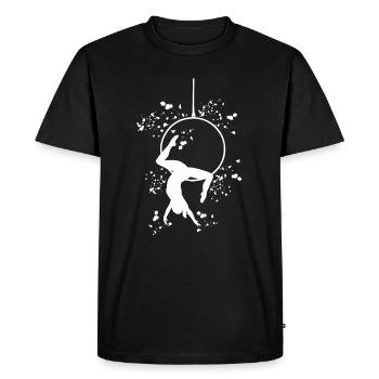Aerialist Aerial Ring Lyra Air Ring - Men's Premium Organic T-Shirt - black - Front - Nico (187cm)