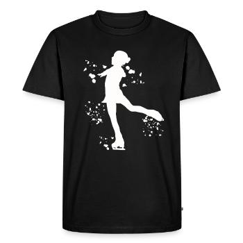 Figure Skating Skating Figure Skating - Men's Premium Organic T-Shirt - black - Front - Nico (187cm)