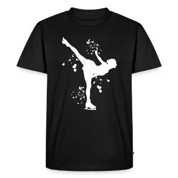 Figure Skating Skating Figure Skating - Men's Premium Organic T-Shirt - black - Front - Nico (187cm)