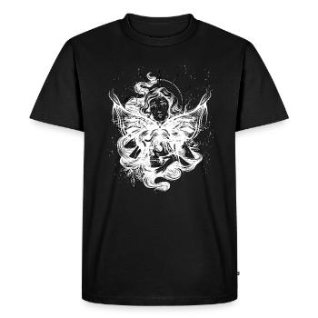 Occult Goth Gothic Punk Grunge - Men's Premium Organic T-Shirt - black - Front - Nico (187cm)
