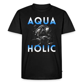 Apnea Diver Freediver Scuba Diver - Men's Premium Organic T-Shirt - black - Front - Nico (187cm)