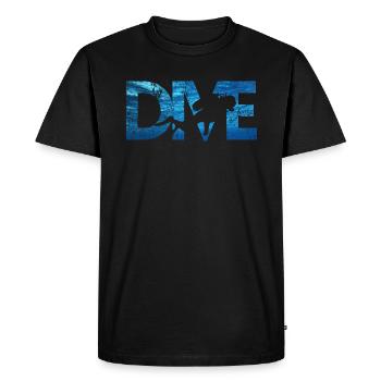 Apnea Diver Freediver Scuba Diver - Men's Premium Organic T-Shirt - black - Front - Nico (187cm)