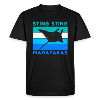 Apnea Diver Freediver Scuba Diver - Men's Premium Organic T-Shirt - black - Front - Nico (187cm)