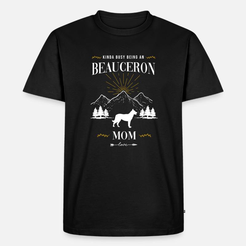 Beauceron - Männer Premium Bio T-Shirt - Schwarz
