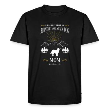 Bernese Mountain Dog - Men's Premium Organic T-Shirt - black - Front - Nico (187cm)