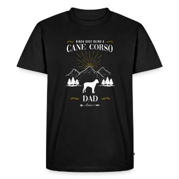 Cane corso - T-shirt Premium bio Homme - noir - Devant - Nico (187cm)