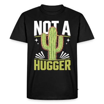 Cactus Cacti Desert Plant - Men's Premium Organic T-Shirt - black - Front - Nico (187cm)