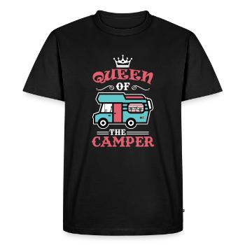 Womo Camper Queen Wohnmobil Camping - T-shirt Premium bio Homme - noir - Devant - Nico (187cm)