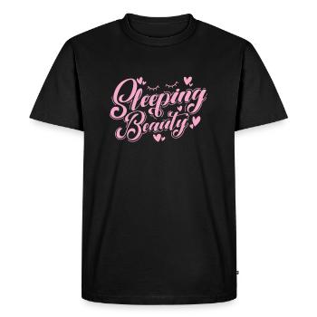 Sleeping Beauty sleep like a baby - Men's Premium Organic T-Shirt - black - Front - Nico (187cm)