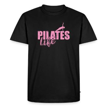 Words cannot convey the Love I have for Pilates - Men's Premium Organic T-Shirt - black - Front - Nico (187cm)