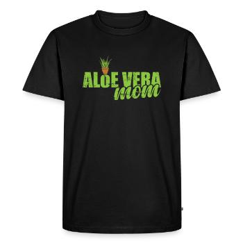Aloe Vera Mom Médicinal Médecine des plantes cosmétiques - T-shirt Premium bio Homme - noir - Devant - Nico (187cm)