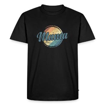 Chère maman, mère, fête des mères - T-shirt Premium bio Homme - noir - Devant - Nico (187cm)