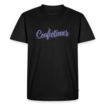 Gâteau de pâtisserie - T-shirt Premium bio Homme - noir - Devant - Nico (187cm)
