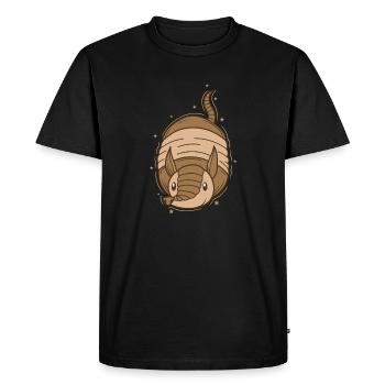 Armadillo nature desert savanna - Men's Premium Organic T-Shirt - black - Front - Nico (187cm)