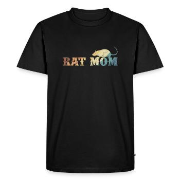 Rat Mom Rodent Pet Nature - Men's Premium Organic T-Shirt - black - Front - Nico (187cm)