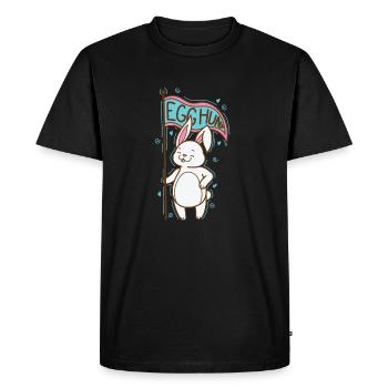 Chasse aux oeufs Oeufs de Pâques - T-shirt Premium bio Homme - noir - Devant - Nico (187cm)