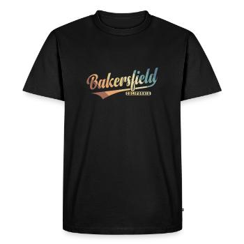 Bakersfield, une ville de Californie - T-shirt Premium bio Homme - noir - Devant - Nico (187cm)