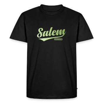 Salem, une ville de l’État de l’Oregon aux États-Unis. - T-shirt Premium bio Homme - noir - Devant - Nico (187cm)