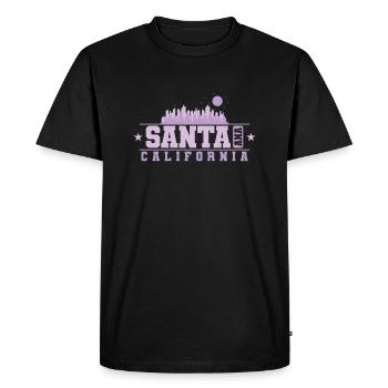 Santa Ana, une ville des États-Unis - T-shirt Premium bio Homme - noir - Devant - Nico (187cm)