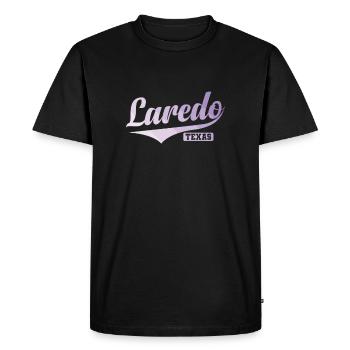 Laredo, une ville du Texas, aux États-Unis - T-shirt Premium bio Homme - noir - Devant - Nico (187cm)