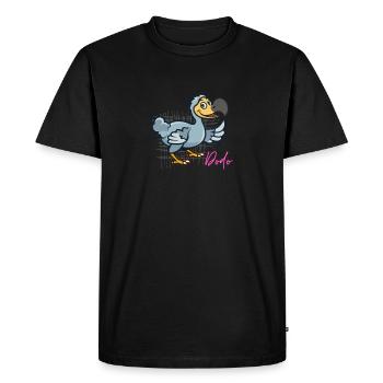 Dodo amical - T-shirt Premium bio Homme - noir - Devant - Nico (187cm)