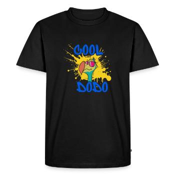 Dodo frais - T-shirt Premium bio Homme - noir - Devant - Nico (187cm)