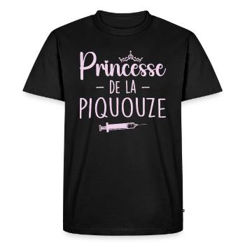 Princesse De La Piquouze - T-shirt Premium bio Homme - noir - Devant - Nico (187cm)