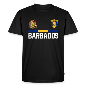 Jersey Barbados - T-shirt Premium bio Homme - noir - Devant - Nico (187cm)