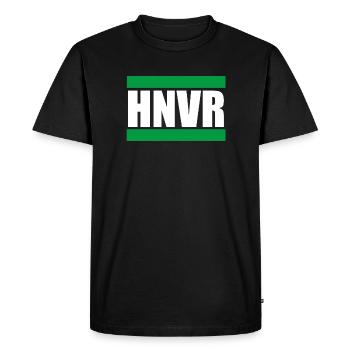 Un fan de Kröpcke fier de son cadeau pour la ville du football de Hanovre - T-shirt Premium bio Homme - noir - Devant - Nico (187cm)