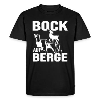Randonnée en montagne servus Refuge via ferrata bergfex - T-shirt Premium bio Homme - noir - Devant - Nico (187cm)