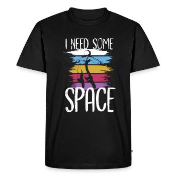 Système solaire J’ai besoin d’un astronaute de l’espace - T-shirt Premium bio Homme - noir - Devant - Nico (187cm)