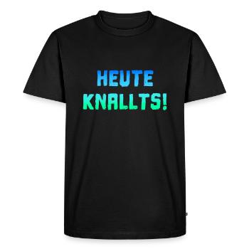 Réveillon du Nouvel An Fête du Nouvel An - T-shirt Premium bio Homme - noir - Devant - Nico (187cm)