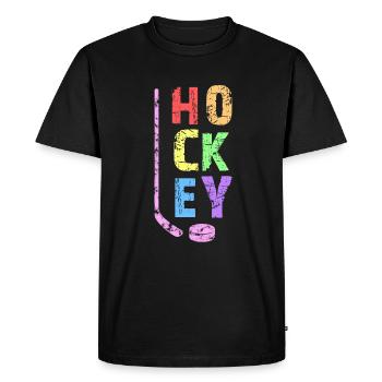 Cadeau Hockey Kids - T-shirt Premium bio Homme - noir - Devant - Nico (187cm)