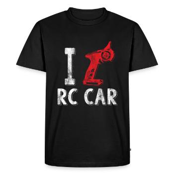 RC car love racing - T-shirt Premium bio Homme - noir - Devant - Nico (187cm)