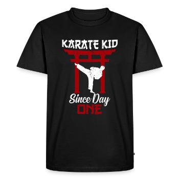 combattants Karate Kids - T-shirt Premium bio Homme - noir - Devant - Nico (187cm)