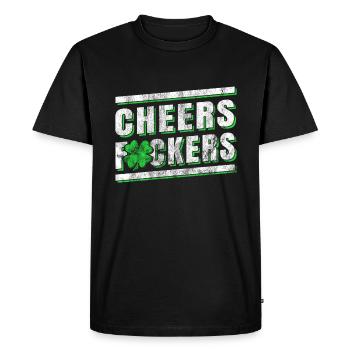 St. Patrick's Day Drink - T-shirt Premium bio Homme - noir - Devant - Nico (187cm)