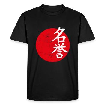 Honorer l'art japonais - T-shirt Premium bio Homme - noir - Devant - Nico (187cm)