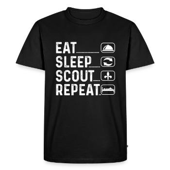 Scout Gift Scout - T-shirt Premium bio Homme - noir - Devant - Nico (187cm)