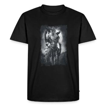 Viking Viking Valhalla Odin Thor Nordmann Skal - T-shirt Premium bio Homme - noir - Devant - Nico (187cm)