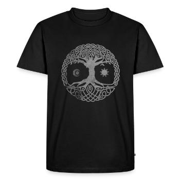 Viking Viking Valhalla Odin Thor Nordmann Skal - T-shirt Premium bio Homme - noir - Devant - Nico (187cm)