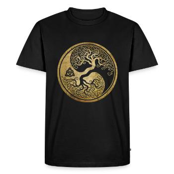 Viking Viking Valhalla Odin Thor Nordmann Skal - T-shirt Premium bio Homme - noir - Devant - Nico (187cm)