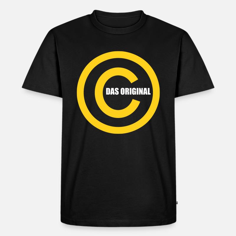 das Original - Männer Premium Bio T-Shirt - Schwarz